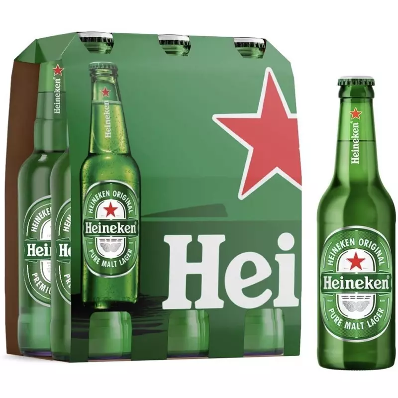 Fardo Heineken long neck 6un 330ml