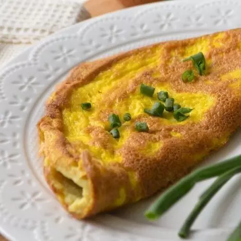 Omelette capresse al plato