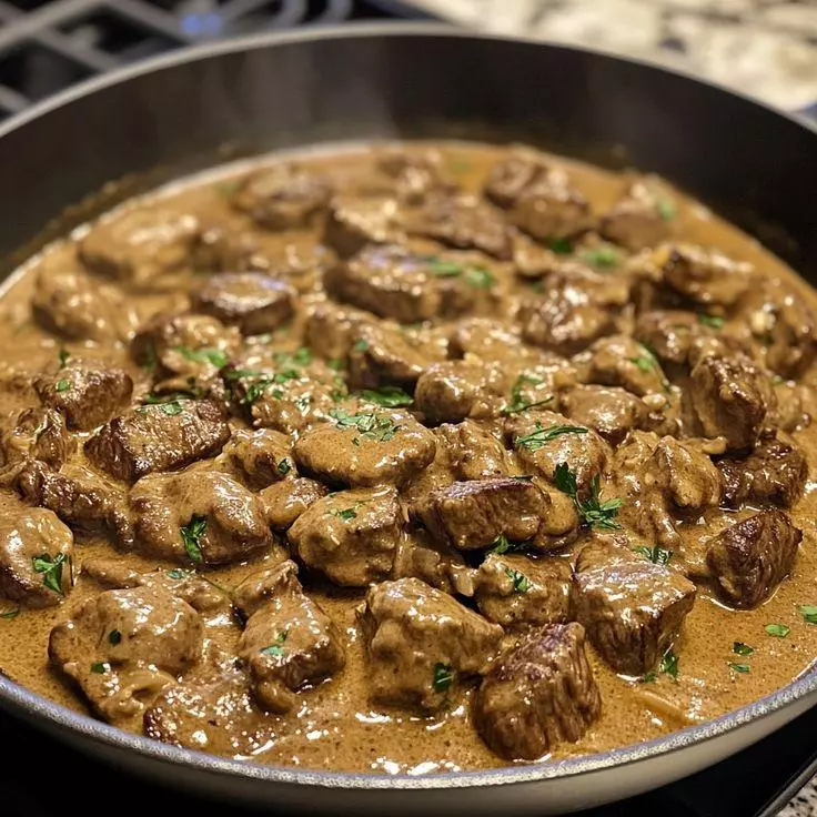 Strogonoff de carne