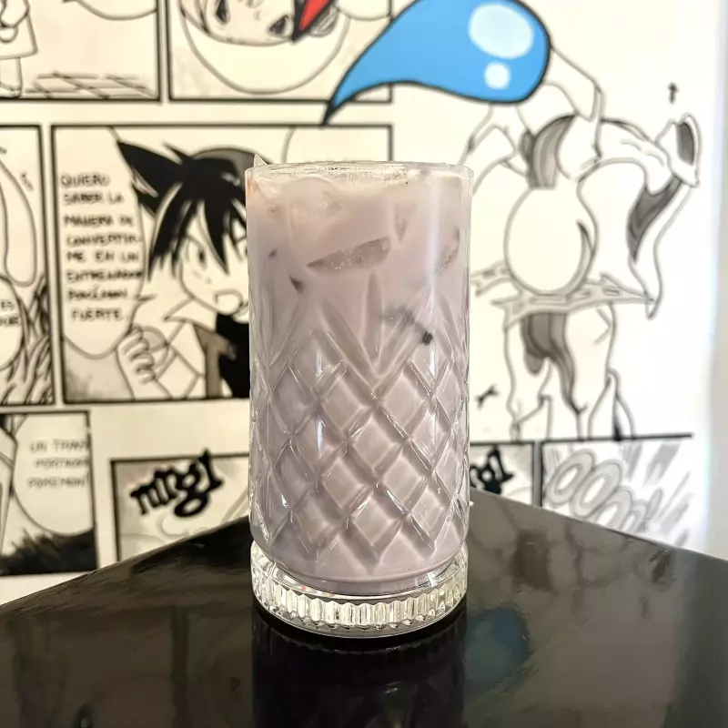 Iced Taro Latte