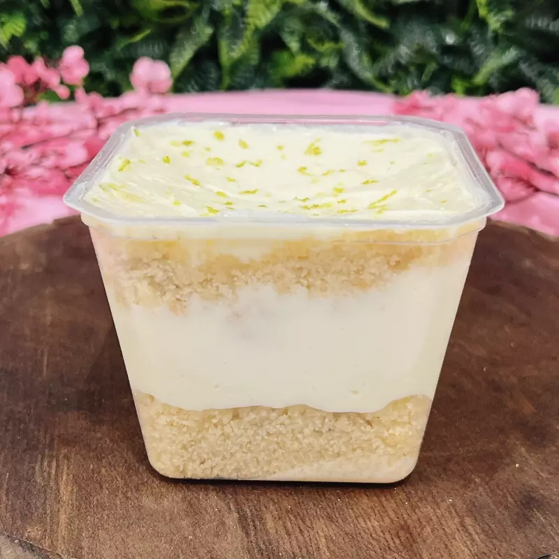 Bolo de Pote de Mousse De Limão