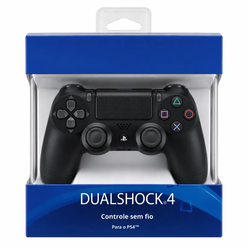 CONTROLE PS4 S/FIO SONY PRETO C/LOGO