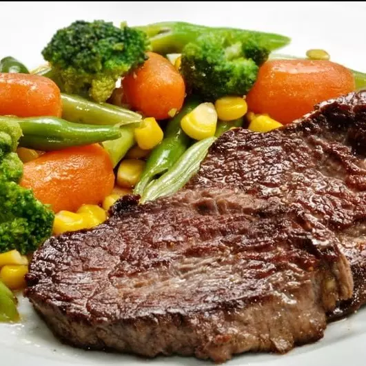 Bife de carne na chapa