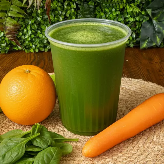 Jugo Verde (base jugo naranja)