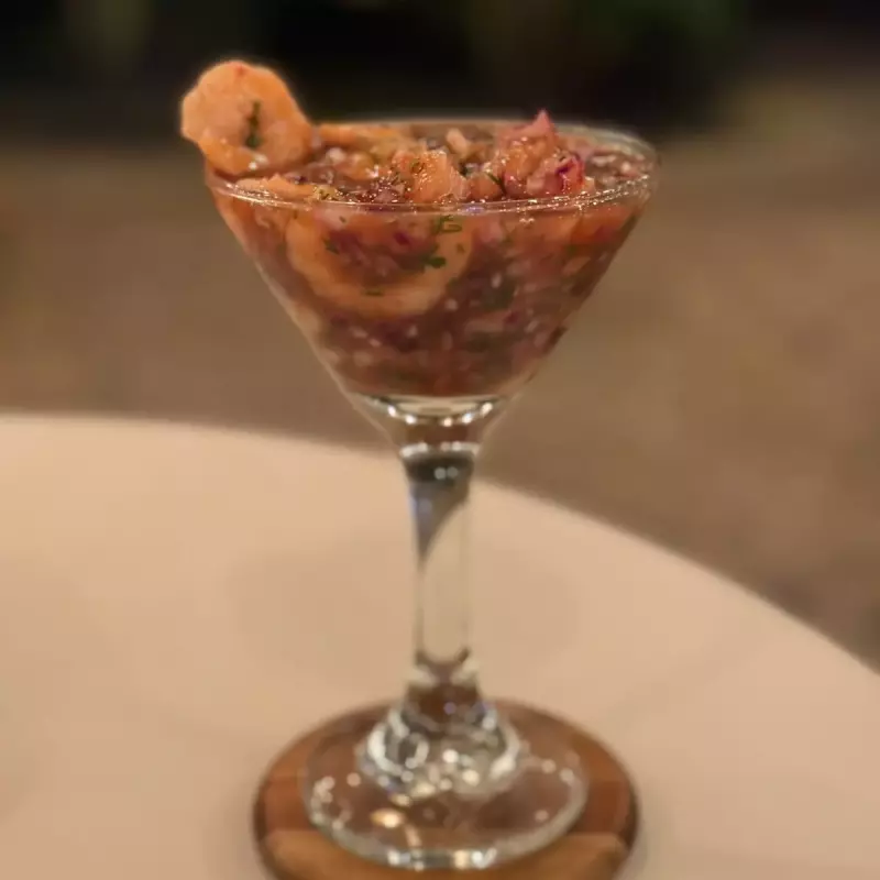 Ceviche de camarón