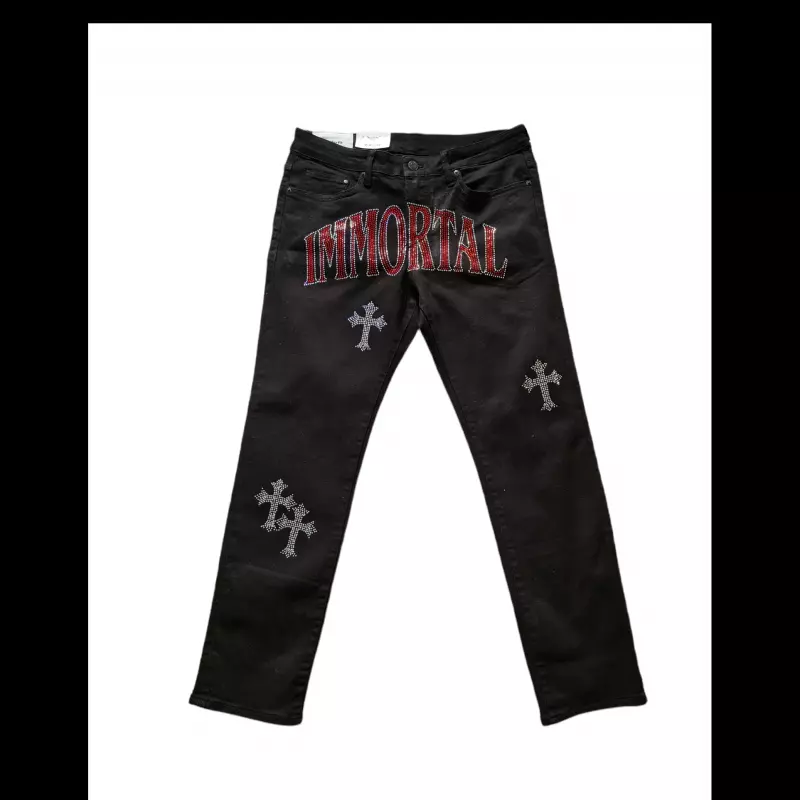 IMMORTAL RHINESTONE JEANS