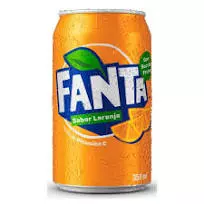 Refrigerante lata fanta laranja
