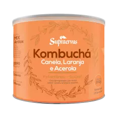 KOMBUCHÁ SOLÚVEL - CANELA, LARANJA E ACEROLA