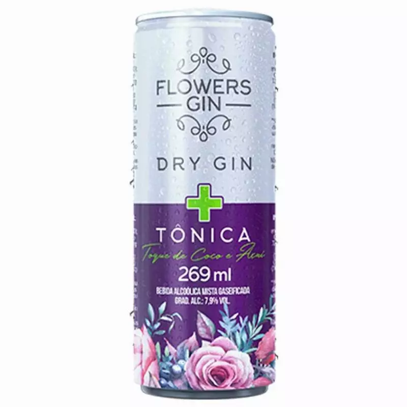 GIN FLOWER COCO E AÇAI  LT 269ML