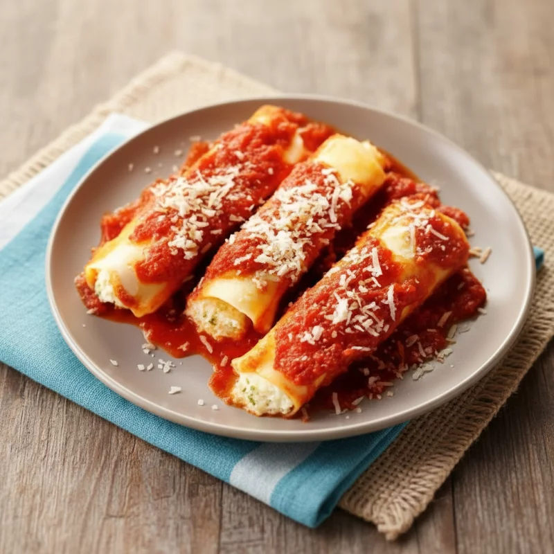CANNELLONI DE QUAtrO QUEIJOS
