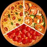 1 PIZZA (3 SABORES)
