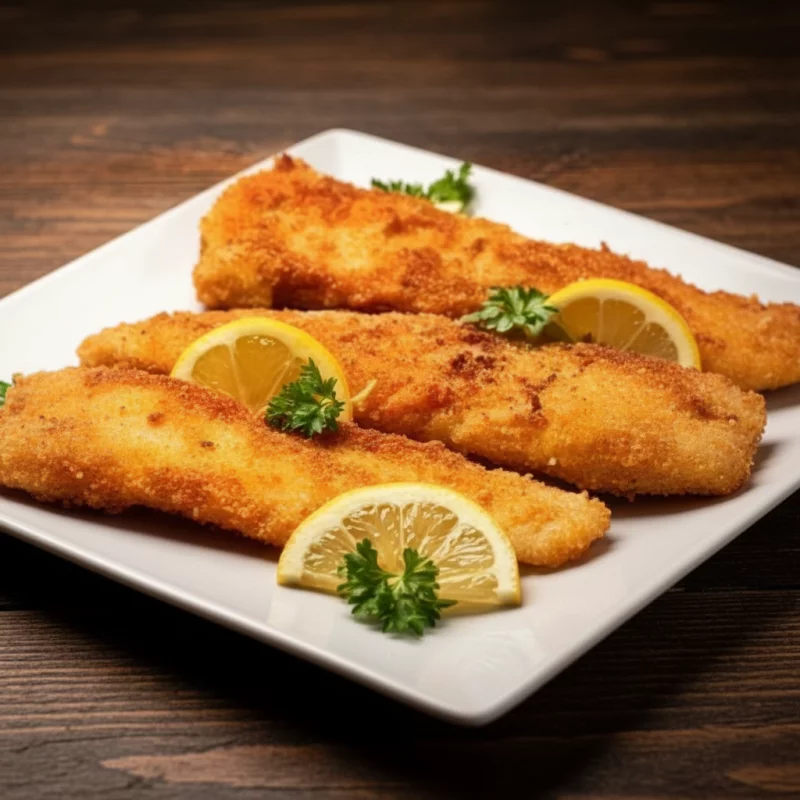 Filé de Peixe à Milanesa