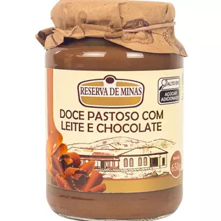 Doce Pastoso com Leite e Chocolate