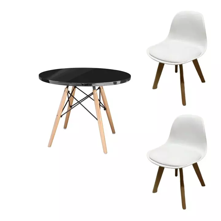 Combo Mesa Eames + 2 Sillas Tulip