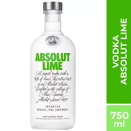 ABSOLUT LIME 750ML