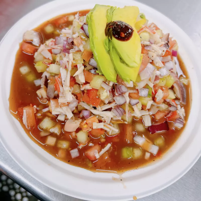Tostada Crab