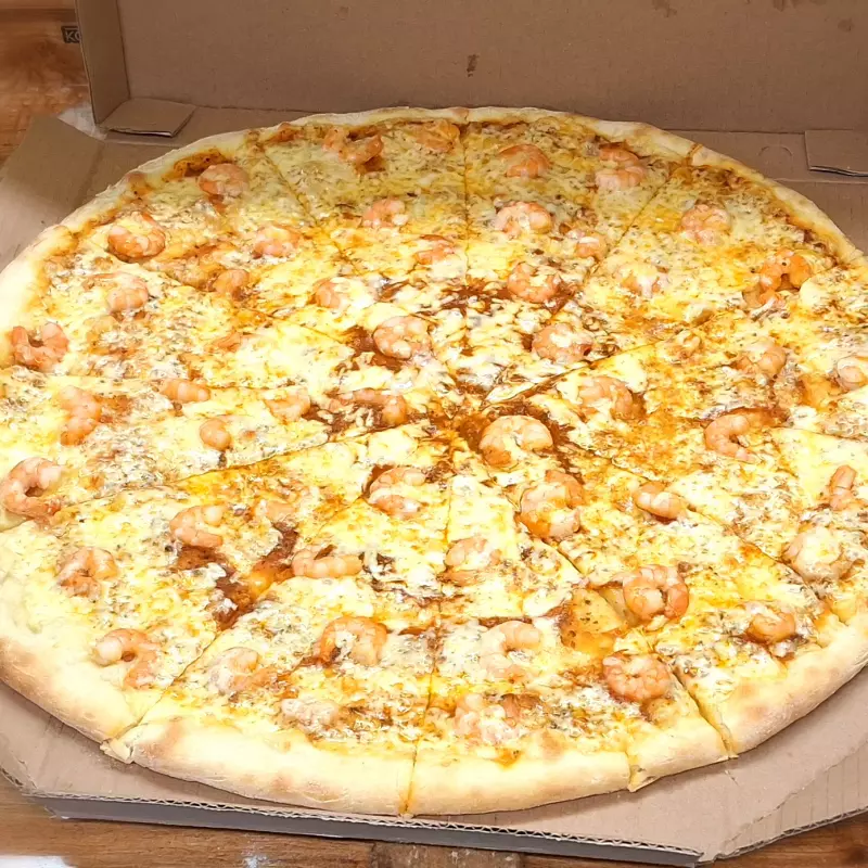 Pizza camarón