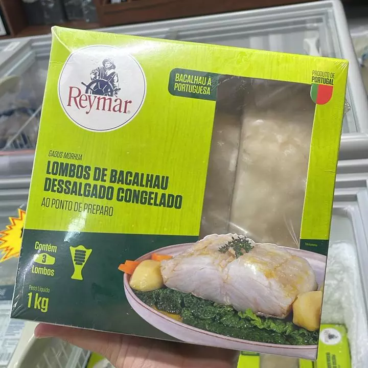 Lombo de bacalhau Gadus Morhua 1kg