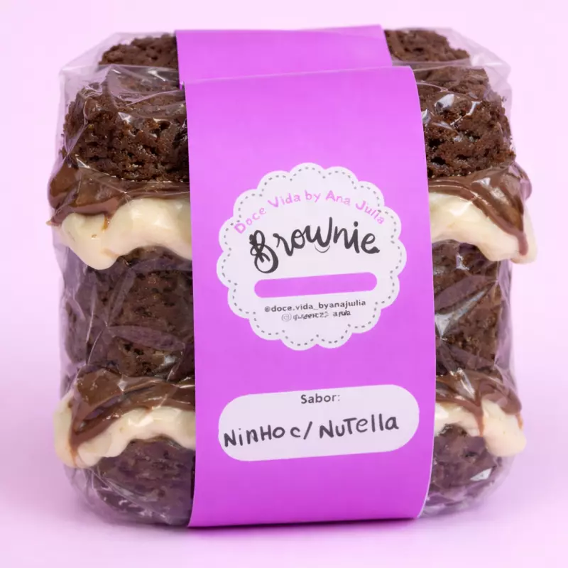 Sanduíche de Brownie