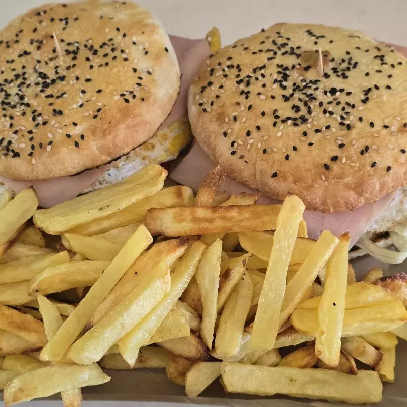 Hamburguesa doble cheddar