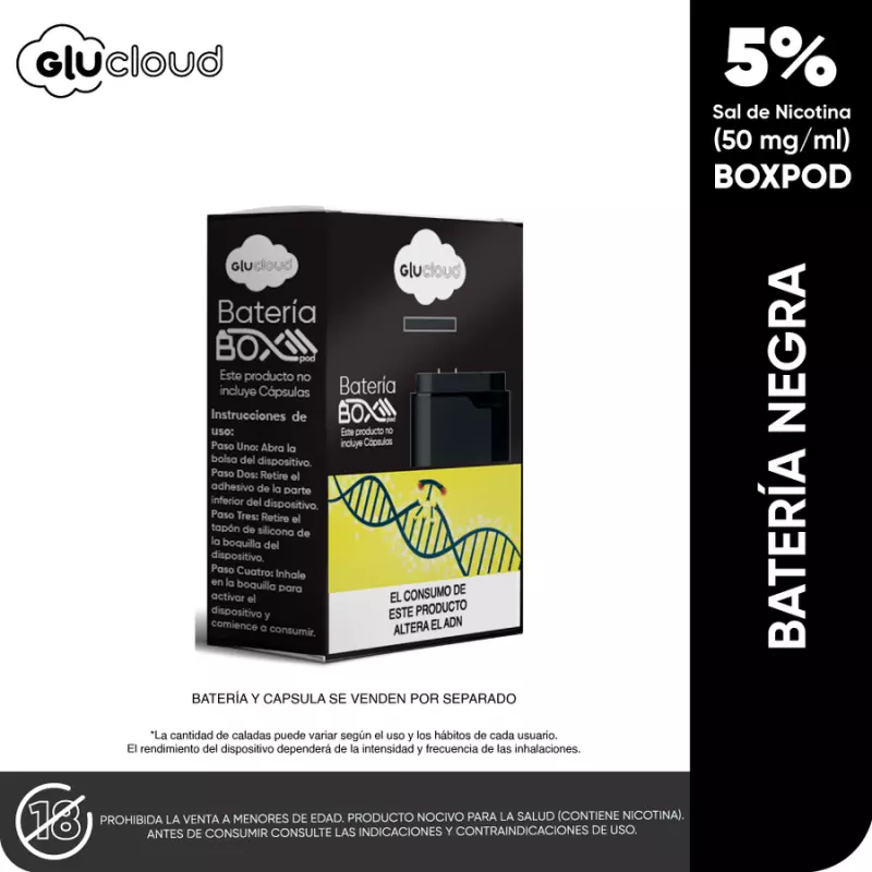 BATERIA NEGRA BOX POD