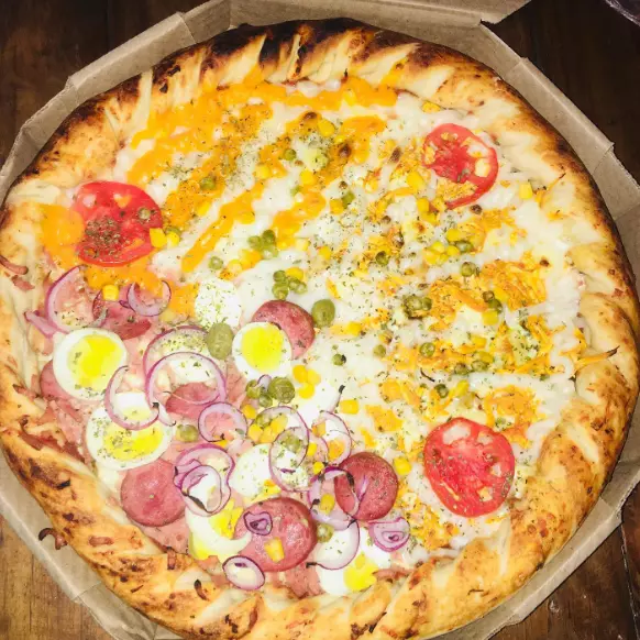 PIZZA GRANDE 08 FATIAS(DOIS SABORES)