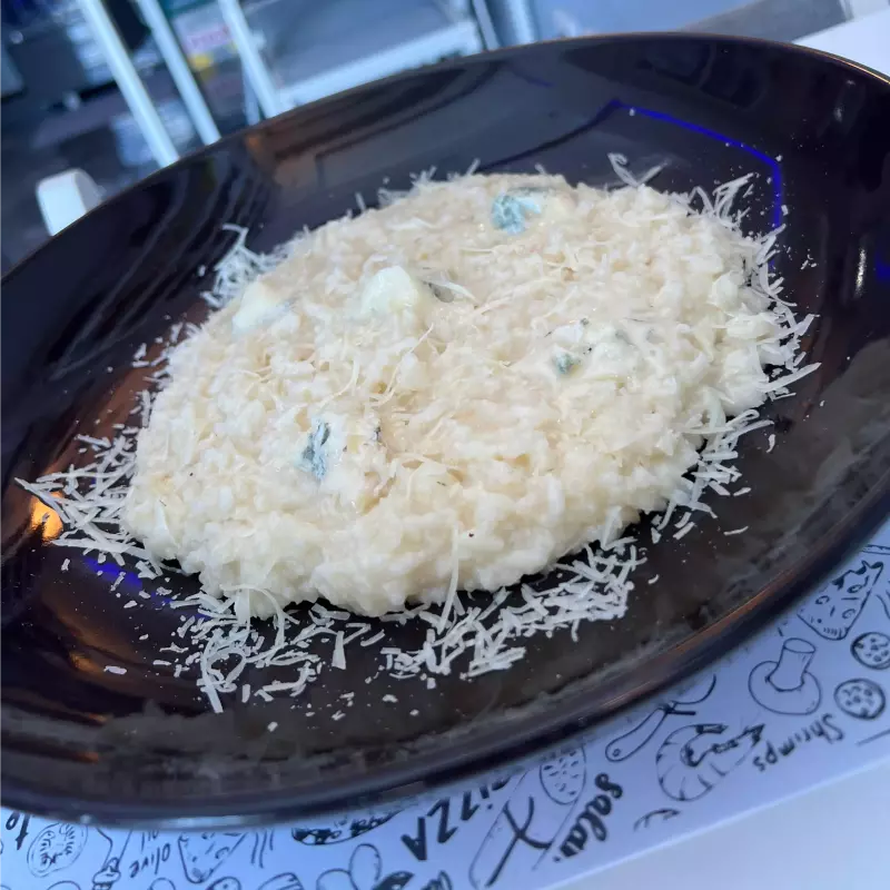 Risotto a los 4 quesos