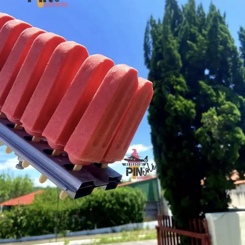 Picolé de Frutas Vermelhas