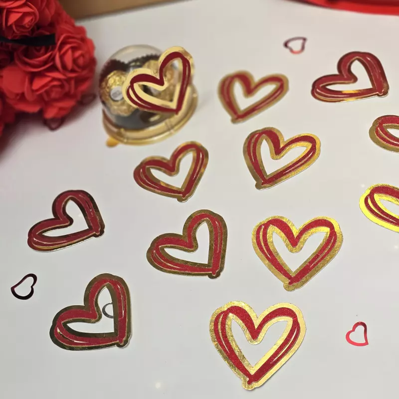 Toper corazon hueco doble capa S.VAL