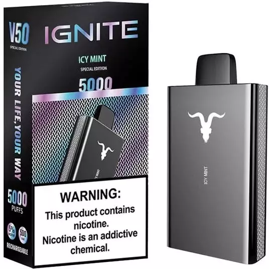 IGNITE 5000 Puffs (Black V50)