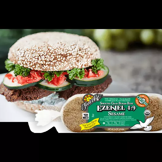 Pan hamburguesa con ajonjoli