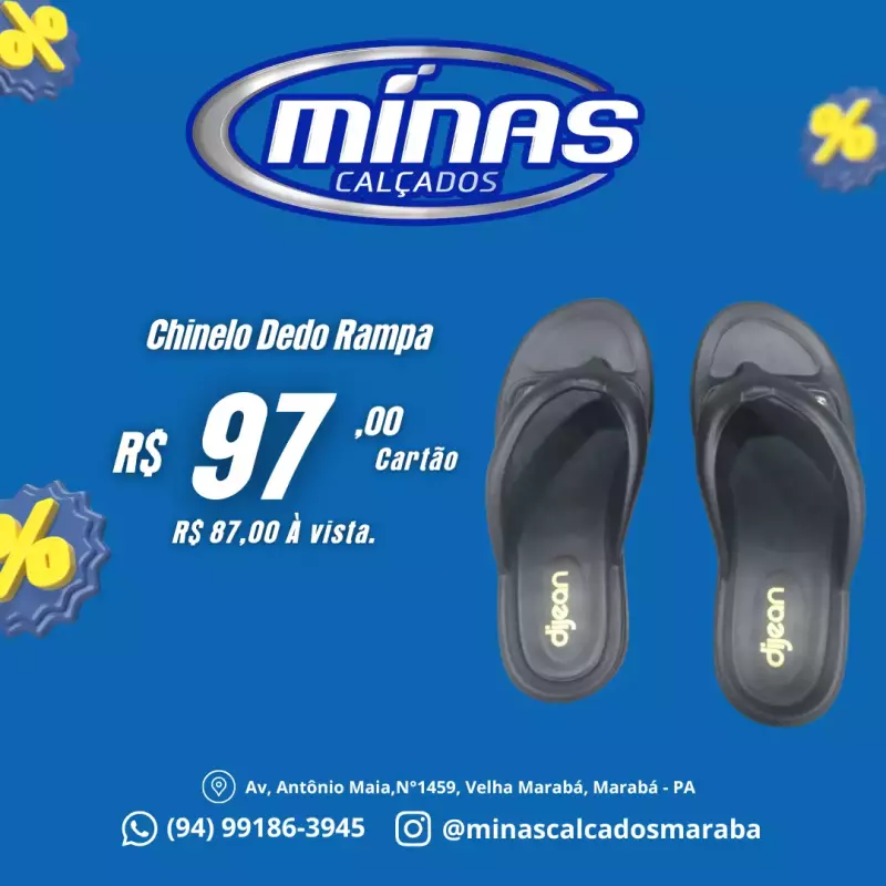 Chinelo Dedo Rampa RF:33020