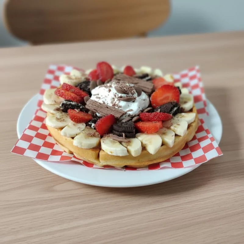 Waffle Base De Nutella