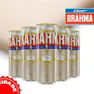 Chopp Brahma em lata 350ml - 8 unid.