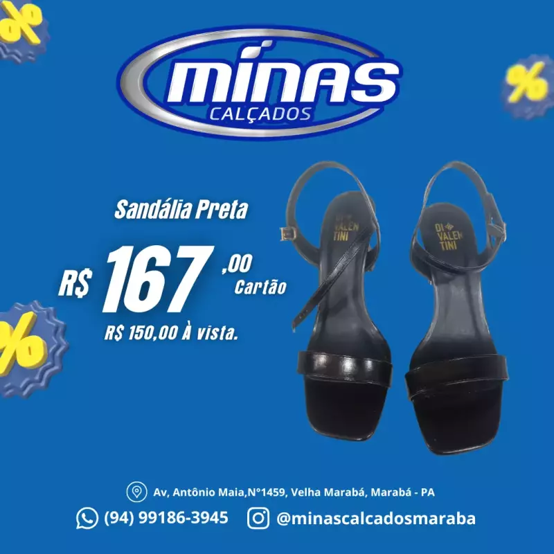 Sandália Preta RF:51771