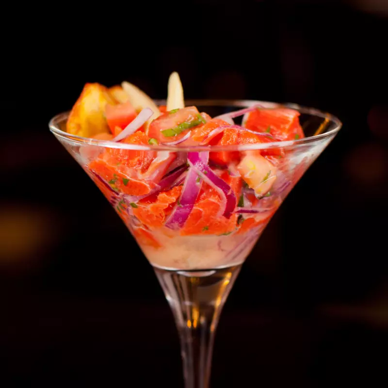 Ceviche de Salmão