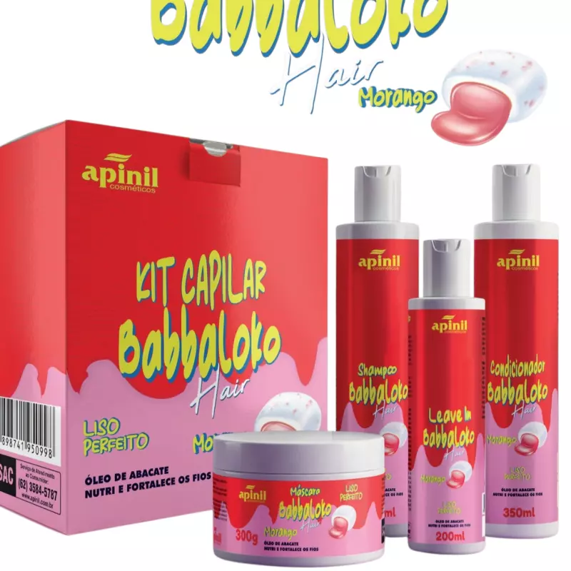 KIT CAPILAR BABBALOKO MORANGO(copy)