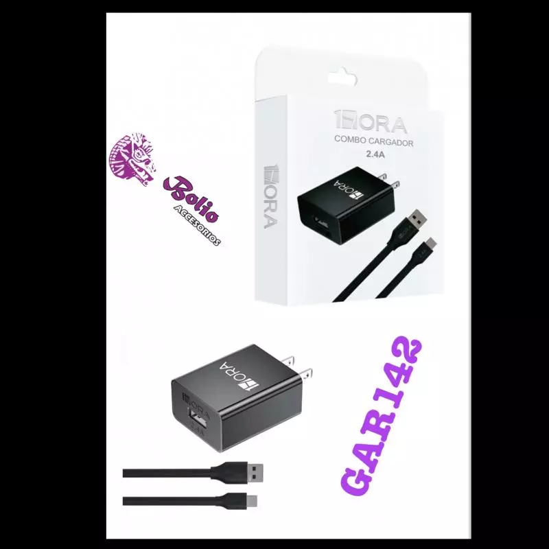 Clave: GAR142 Cargador Tipo C 2.4A