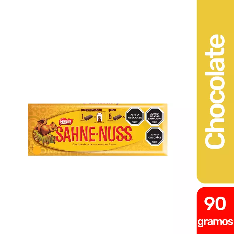 Chocolate Sahne Nuss 90 grs