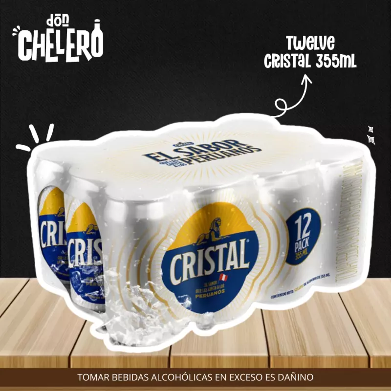 TWELVE CRISTAL 355 ML. LATA