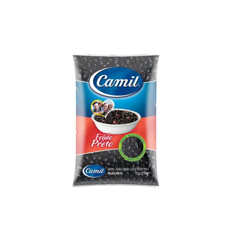 FEIJÃO PRETO CAMIL 1KG