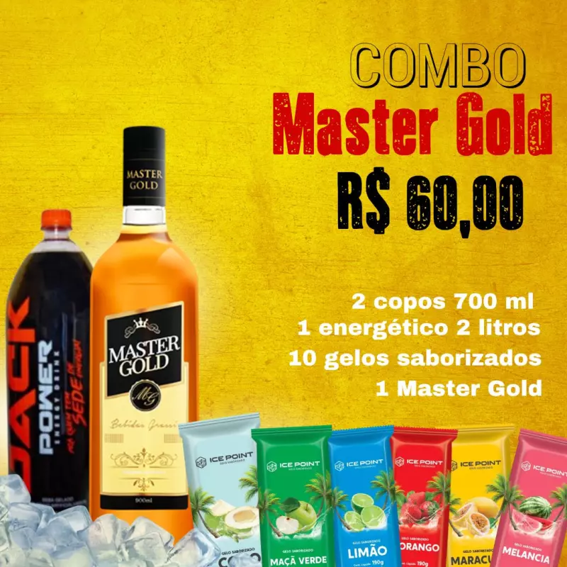 Combo  - Whisky Master Gold 1L