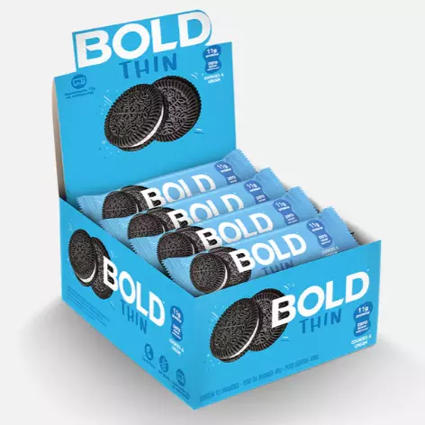 Barra proteica Cookies e Cream THIN