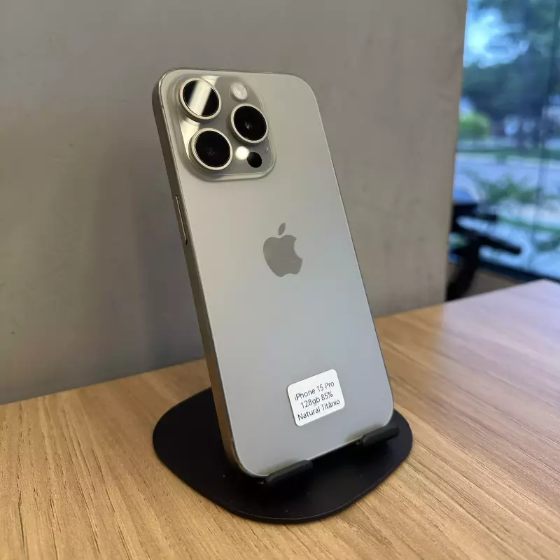 15 PRO 128GB NATURAL TITÂNIO