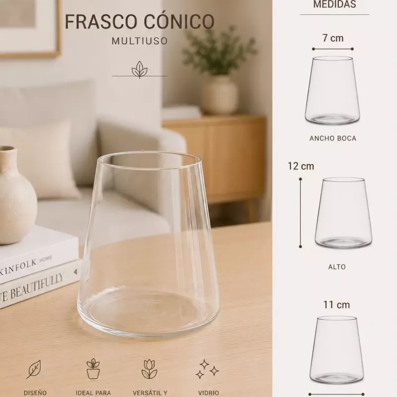 FLORERO CONICO S