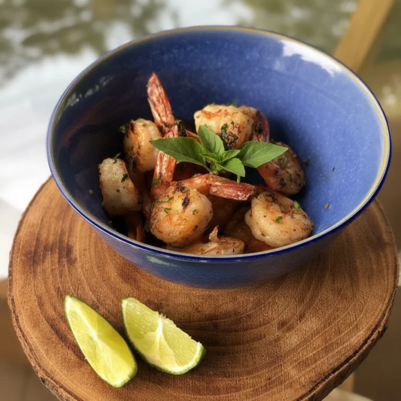 CAMARÃO AO ALHO & OLEO