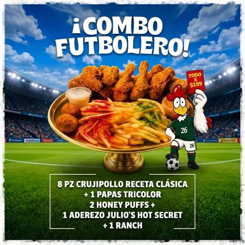Combo Futbolero🍗⚽️