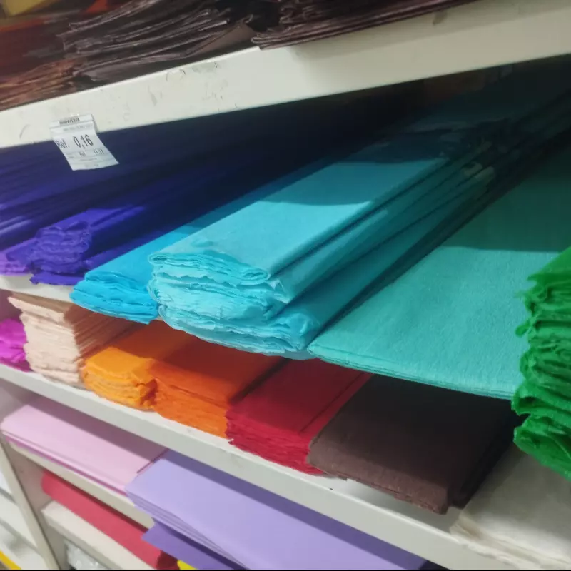 Papel crepé colores