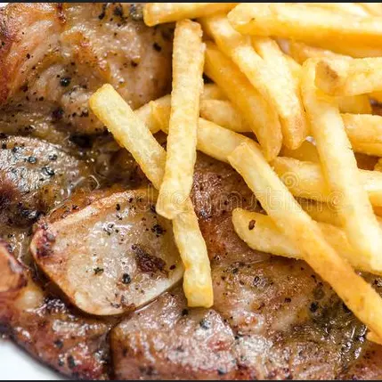 Febras à Palitar com Fritas