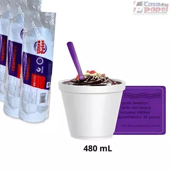 Isopor térmico 480ml